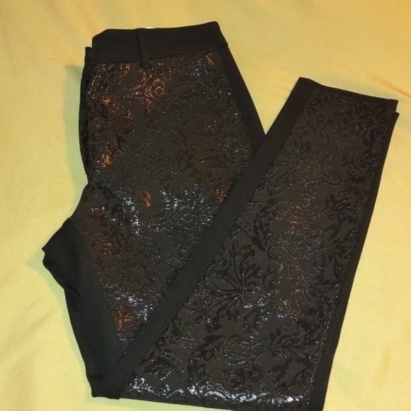 White House Black Market "The Skinny" black pants Size: 8 NWT - Picture 3 of 11